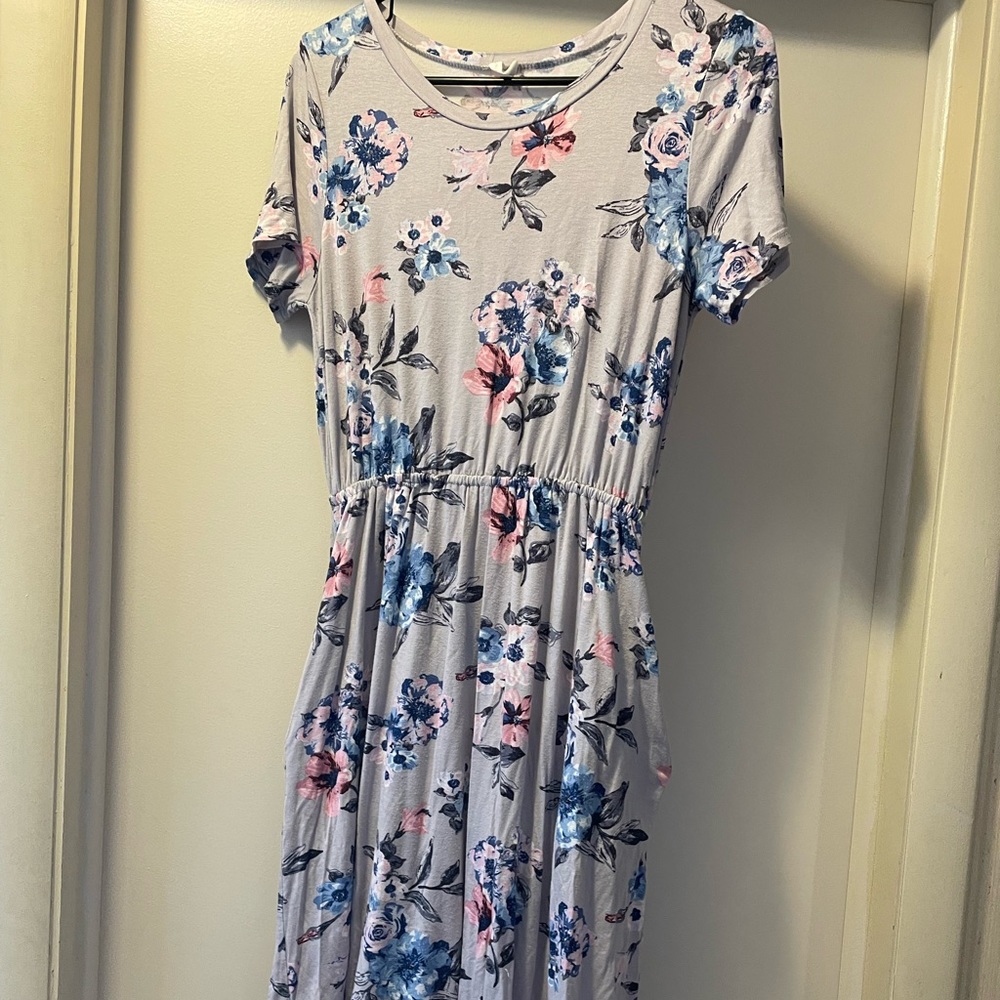 PinkBlush midi dress